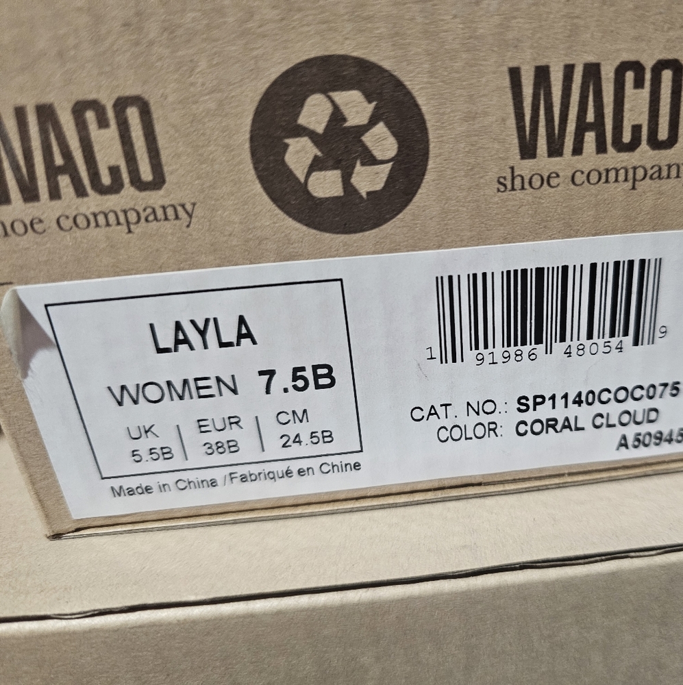 WACO spenco shoe coral cloud Layla Sandals - Picture 13 of 16